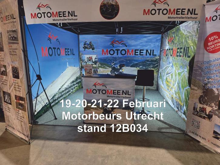 motoraanhanger - motortrailer te huur, Auto diversen, Aanhangers en Bagagewagens, Zo goed als nieuw, Ophalen