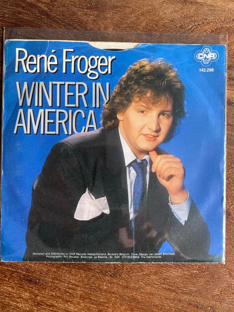 René Froger - Winter In America Single, 7 inch, Single, Ophalen of Verzenden, Zo goed als nieuw
