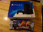 PS4 Pro + 1 Controller + 5 Games, Spelcomputers en Games, Ophalen of Verzenden, 1 TB, Met 1 controller, Pro