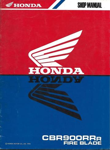 Honda CBR900 RR r Fire Blade addendum aanvulling beschikbaar voor biedingen