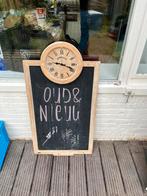 Krijtbord met klok, Ophalen, Gebruikt