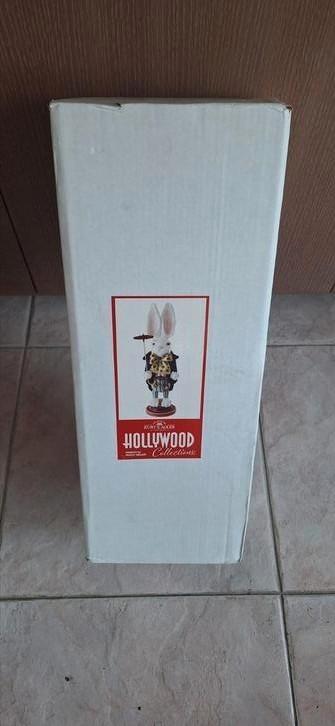 Notenkraker Alice Wonderland wit konijn nutcracker adler, Diversen, Kerst, Nieuw, Ophalen of Verzenden