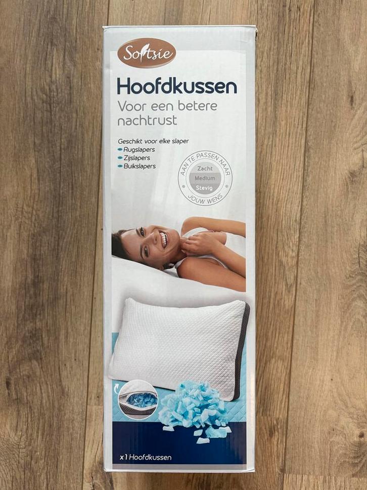 Traagschuim Kussen - zga Nieuw!, Huis en Inrichting, Slaapkamer | Beddengoed, Nieuw, Kussen, Eenpersoons, Wit, Ophalen