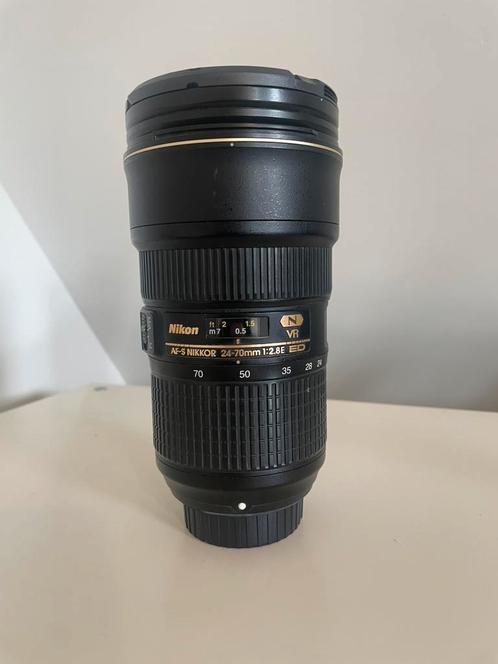 Nikon AF-S Nikkor 24-70mm f2.8E ED VR, Audio, Tv en Foto, Fotografie | Lenzen en Objectieven, Zo goed als nieuw, Standaardlens