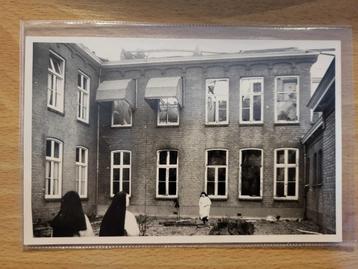 FOTOKAART LEEUWEN Klooster Sint Jozef 1964 BRAND RAMP - Tiel beschikbaar voor biedingen