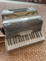 Manghini Accordeon - Italiaans - Jaren '60 + Koffer, Muziek en Instrumenten, Accordeons, Gebruikt, Overige formaten, Toetsaccordeon