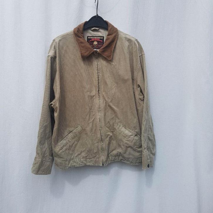 Leuk bruin ribcord heren jack. Mt M Merk Briggs, Kleding | Heren, Truien en Vesten, Zo goed als nieuw, Maat 48/50 (M), Bruin, Ophalen of Verzenden