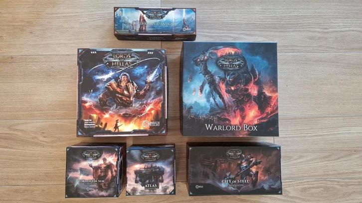 Lords of Hellas – Kickstarter Edition zeer compleet & nieuw!, Hobby en Vrije tijd, Gezelschapsspellen | Bordspellen, Nieuw, Ophalen of Verzenden