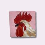 Haan Schilderij op tegeltje, MadeByEstas, -, -, Nieuw