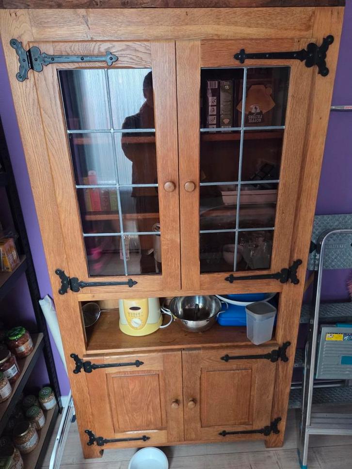Drie Eikenhouten Kasten, Huis en Inrichting, Kasten | Buffetkasten, Ophalen of Verzenden