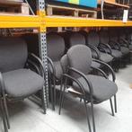 PARTIJ 116x Dauphin vergaderstoelen grijze stoffering