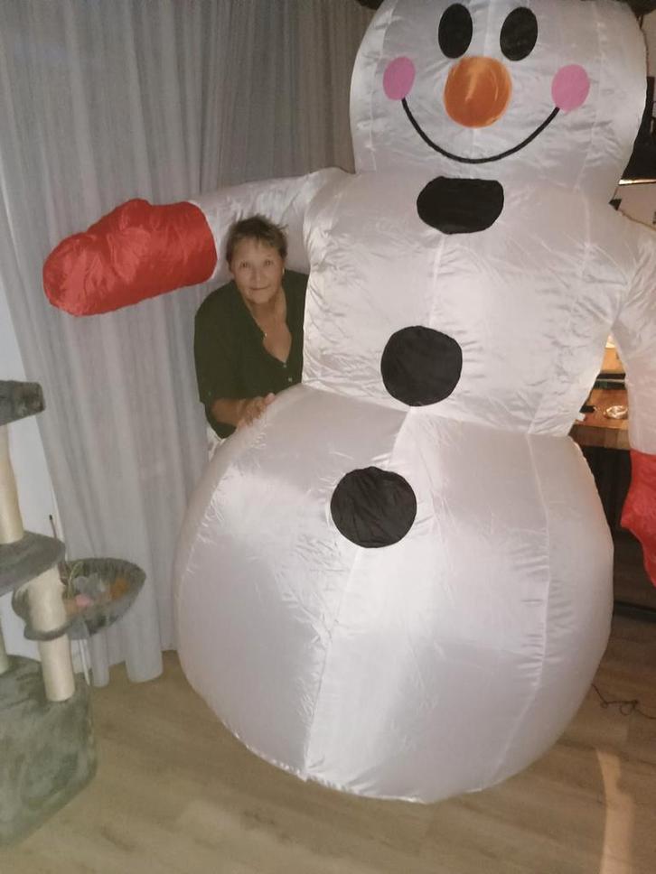 Grote Opblaasbare Sneeuwpop, Diversen, Kerst, Nieuw, Ophalen of Verzenden