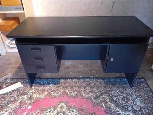 leuk bureau, met bureaustoel, Huis en Inrichting, Bureaustoelen, Gebruikt, Zwart, Ophalen