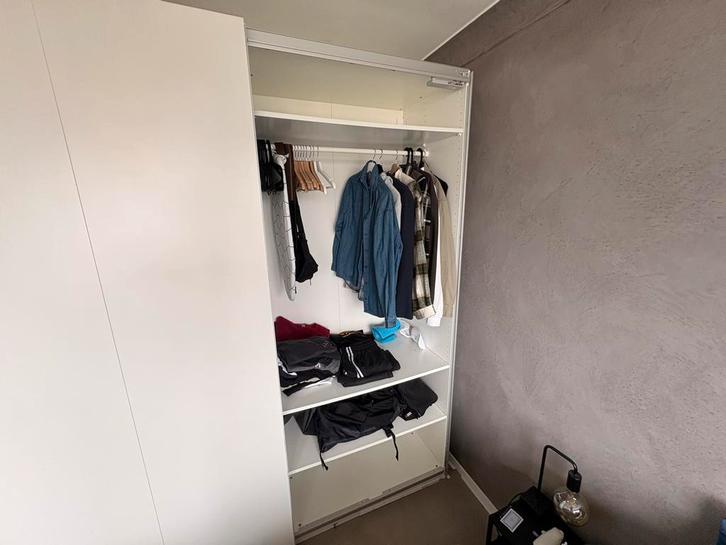 Ikea PAX / HASVIK kast wit 200x66x236, Huis en Inrichting, Kasten | Kledingkasten, Zo goed als nieuw, 200 cm of meer, 200 cm of meer
