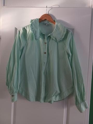 MbyM mintgroene blouse - maat S/M