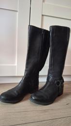 Clarks dameslaarzen zwart leer maat 4,5, 38, Hoge laarzen, Zwart, Ophalen of Verzenden, Clarks