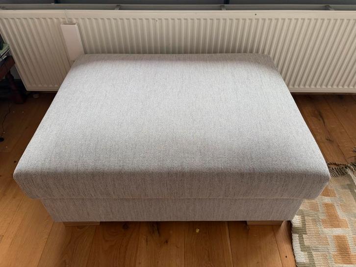 Ikea Sörvallen Voetenbank met bergruimte, Huis en Inrichting, Banken | Voetenbanken en Poefen, Zo goed als nieuw, 75 tot 100 cm