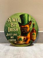 Mancave Bar Café Wanddecoratie metalen bordje Irish Whiskey, Ophalen of Verzenden, Zo goed als nieuw, Reclamebord
