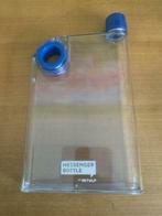 Nieuw. Messenger bottle flat platte fles bidon flask, Verzenden, Nieuw