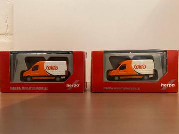 Herpa Volkswagen Crafter ‘TNT’ 1:87 2x beschikbaar voor biedingen