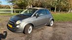 Fiat 500C 1.2  Grijs Nette staat!, Auto's, Fiat, 4 cilinders, Cabriolet, Leder en Stof, Overige kleuren