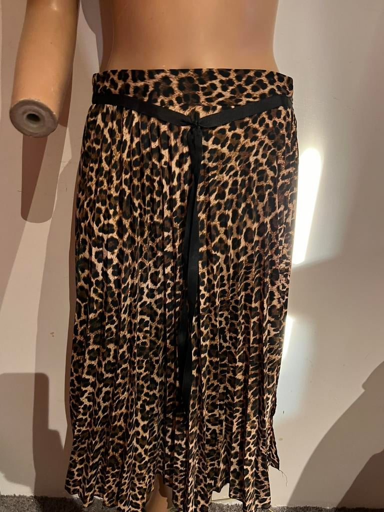 ZARA plooien rok maat L ZGAN, Bruin, Zara, B, Ophalen of Verzenden