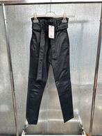 Navy leren broek €675 suite22 34 suite 22 nomade, Ophalen of Verzenden, Zo goed als nieuw, Blauw, W27 (confectie 34) of kleiner