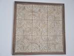 oosters wandpaneel hout/metaal, Ophalen
