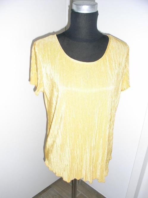 ENJOY geel/warm geel zomer top/shirt in mt L/40/42, NIEUW!, Kleding | Dames, Tops, Nieuw, Maat 42/44 (L), Geel, Korte mouw, Ophalen of Verzenden