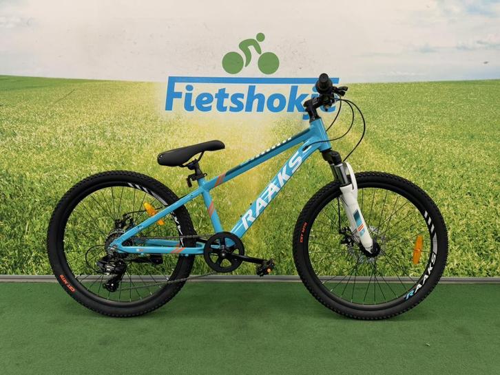 Fietshokje Amersfoort: Raaks Dakar jongensfiets 24 inch, Fietsen en Brommers, Fietsen | Jongens, Nieuw, 24 inch, Handrem, Versnellingen