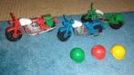 Playmobil 3 motoren en helmen, Ophalen of Verzenden, Gebruikt, Complete set