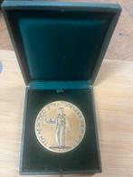 Ptt medaille voor zoveel jaar in dienst, Postzegels en Munten, Penningen en Medailles, Ophalen of Verzenden, Overige materialen