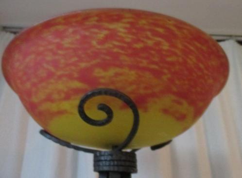 art deco vloerlamp staanlamp Noverdy France 11, Antiek en Kunst, Antiek | Lampen, Ophalen