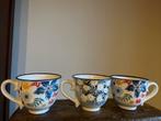 3 home kopjes met bloemen, Ophalen of Verzenden, Zo goed als nieuw, Overige stijlen, Kop(pen) en/of Schotel(s)