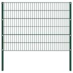 Schuttingpaneel met palen ijzer 1730x120 cm, Tuin en Terras, Nieuw, Bbd, Bbd, Bbd