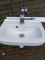 Complete Wastafel met Kraan, Doe-het-zelf en Verbouw, Sanitair, Ophalen of Verzenden, Gebruikt, Chroom, Wastafel