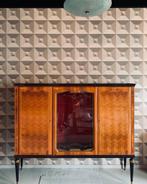 Italiaanse Vintage drank, servies kast, hi board, jaren 50, Huis en Inrichting, Kasten | Dressoirs, Ophalen, 150 tot 200 cm, Vintage