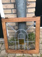 Glas in lood raam en raamuitzetters, Ophalen of Verzenden