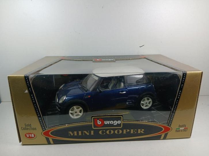 bburago 1/18 mini cooper, Hobby en Vrije tijd, Modelauto's | 1:18, Zo goed als nieuw, Bburago, Ophalen of Verzenden