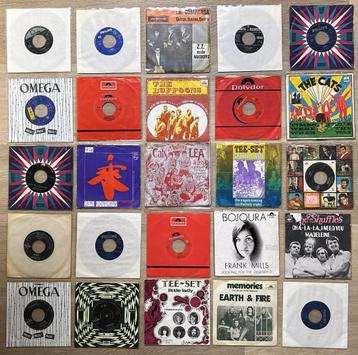 25 Nederbeat singles 60's en 70's beschikbaar voor biedingen