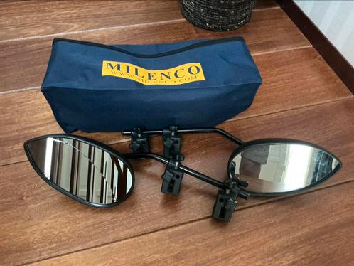 Milenco type 3 vlakke caravanspiegels. (Barst in spiegels), Caravans en Kamperen, Caravan accessoires, Zo goed als nieuw, Ophalen of Verzenden