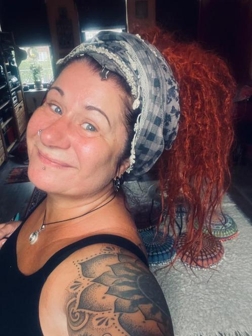 Human hair dreadfall van 37 dreads nu voor 199€, Sieraden, Tassen en Uiterlijk, Uiterlijk | Haarverzorging, Nieuw, Pruik of Haarverlenging