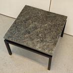 Vintage leisteen salontafel / bijzettafel, Ophalen, 50 tot 100 cm, 50 tot 100 cm, Zo goed als nieuw