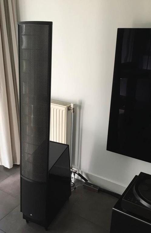 MARTIN LOGAN ESL-X, HIGH GLOSS, Audio, Tv en Foto, Luidsprekers, Zo goed als nieuw, Front, Rear of Stereo speakers, 120 watt of meer