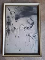 Vintage prent : Hert van H van Meegeren, Ophalen of Verzenden, Minder dan 50 cm, Schilderij, Minder dan 50 cm