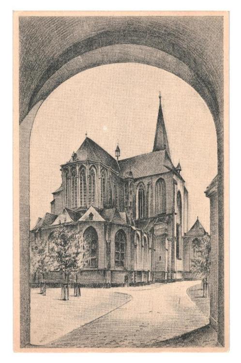 976418	Kampen	Bovenkerk	Nette oude kaart Onbeschreven, Verzamelen, Ansichtkaarten | Nederland, Ongelopen, Overijssel, Ophalen of Verzenden