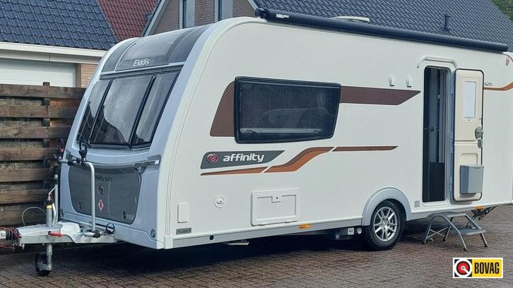 Elddis Affinity 520 Luif.,E&P,Mover,Voort.,FD, Caravans en Kamperen, Caravans, Bedrijf, tot en met 2, 1000 - 1250 kg, Standaardzit