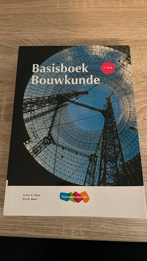 Basisboek Bouwkunde 5e druk, Boeken, Techniek, Zo goed als nieuw, Bouwkunde, Ophalen of Verzenden