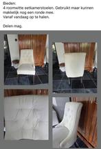 Eetkamerstoelen, Huis en Inrichting, Stoelen, Ophalen, Gebruikt, Wit, Landelijk
