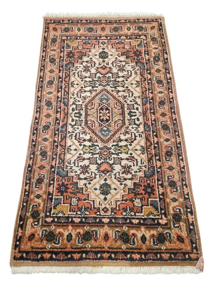 Handgeknoopt Perzisch wol Bidjar tapijt medallion 92x164cm, Huis en Inrichting, Stoffering | Tapijten en Kleden, Gebruikt, 50 tot 100 cm